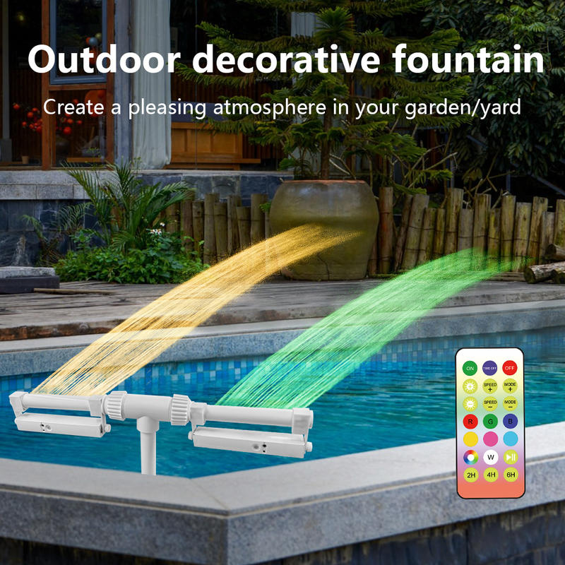 Sakerplus Pool Fountain with Lights