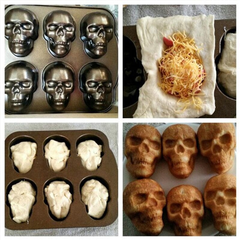 💀3D Skull Mold - Aluminum Baking Pan💀