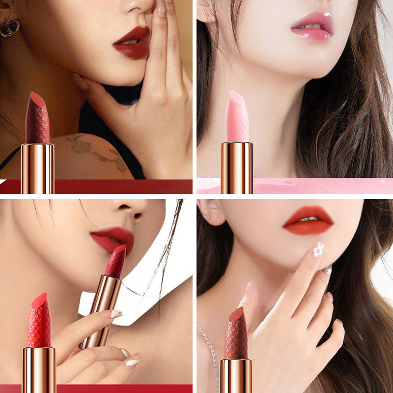 Velvet Matte Lipstick Set with Cham Chain Pouch