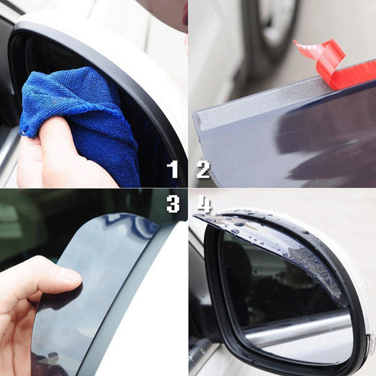 Rear View Car Mirror Rain Cover (1 pair)