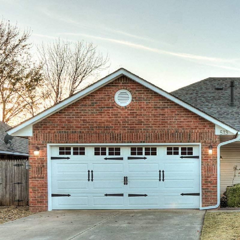 Decorative Magnetic Handle And Hinge For Garage Door