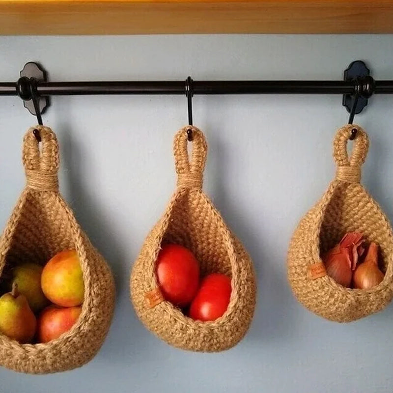 Hanging Wall Vegetable Fruit Baskets