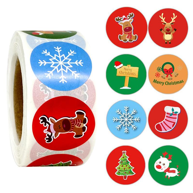 Christmas Gift Wrapping & Decoration Stickers