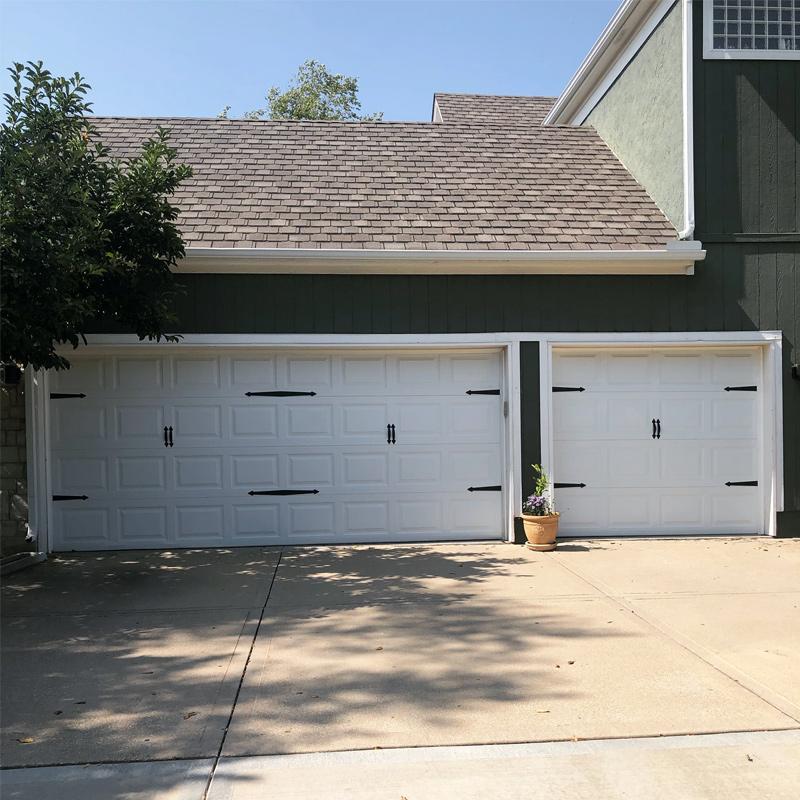 Decorative Magnetic Handle And Hinge For Garage Door